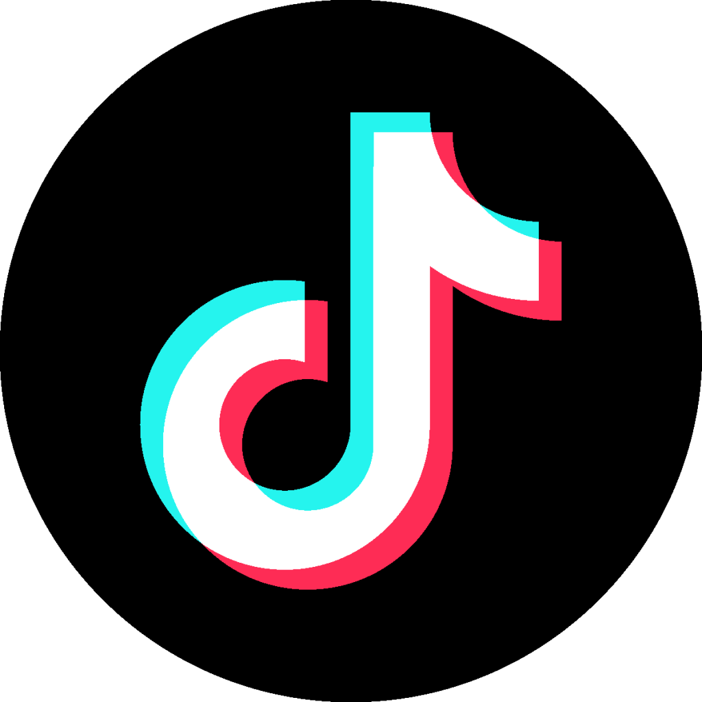 tiktok icon black circle